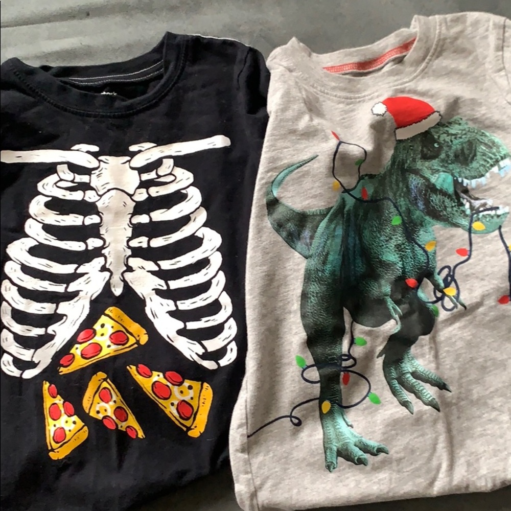 Carters boy 7 Christmas Halloween seasonal tshirts